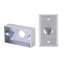 CAJA CROMADA PARA INSTALACIÓN DEL BOTÓN PRO800